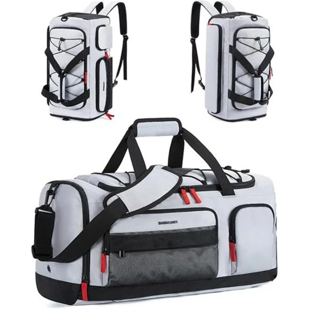 Gym Bag for Women & Men, 35L Sports Travel Duffel Bag with Shoe Compartment